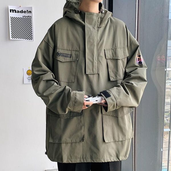 men's jackets kemoy men's casual loose woman cargo hooded jacket korean streetwear fashion oversize coats male clothing hip hop, Black;brown
men's jackets kemoy men's casual loose woman cargo hooded jacket korean streetwear fashion oversize coats male clothing hip hop, Black;brown