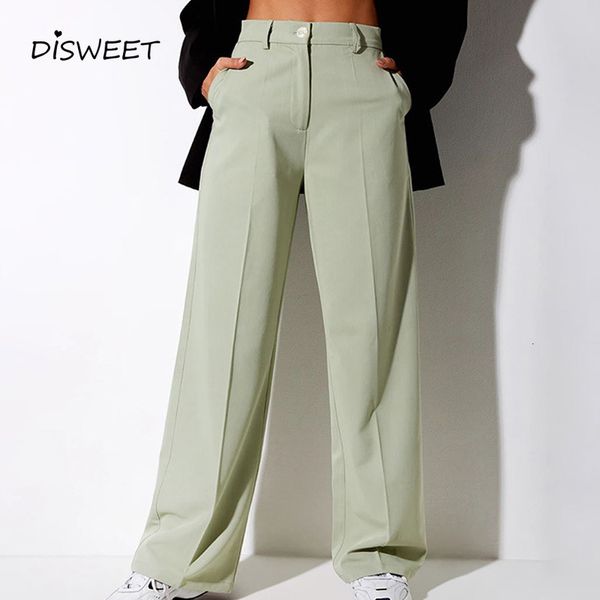 pant solid high-waist straight-leg woman commuter loose button suit pants women simple slim ladies trousers, Black;white
pant solid high-waist straight-leg woman commuter loose button suit pants women simple slim ladies trousers, Black;white