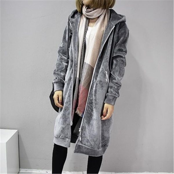 women's trench coats novo outono de seda veludo hoodies feminino casual casacos com capuz senhora inverno longo moda preto cinza jaquet, Tan;black
women's trench coats novo outono de seda veludo hoodies feminino casual casacos com capuz senhora inverno longo moda preto cinza jaquet, Tan;black