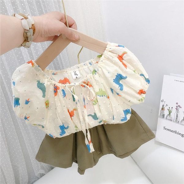 clothing sets 2021 summer short sleeve floral print blouse + casual loose pants children's girls kids 2pcs suits, White
clothing sets 2021 summer short sleeve floral print blouse + casual loose pants children's girls kids 2pcs suits, White