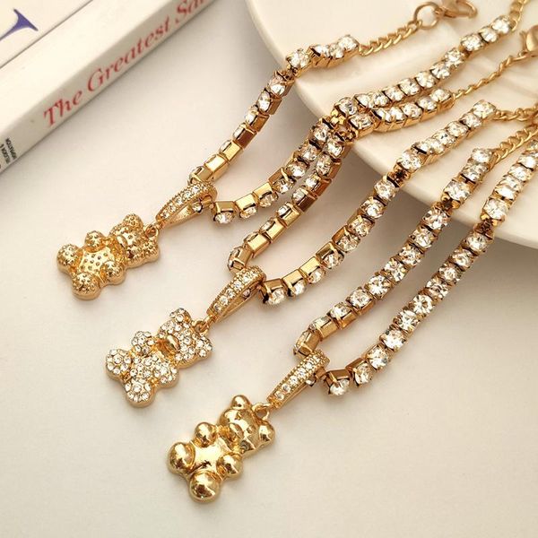 chains crystal tennis chain cute zircon bear charm bracelet for women gold silver color rhinestone cartoon animal jewelry
chains crystal tennis chain cute zircon bear charm bracelet for women gold silver color rhinestone cartoon animal jewelry