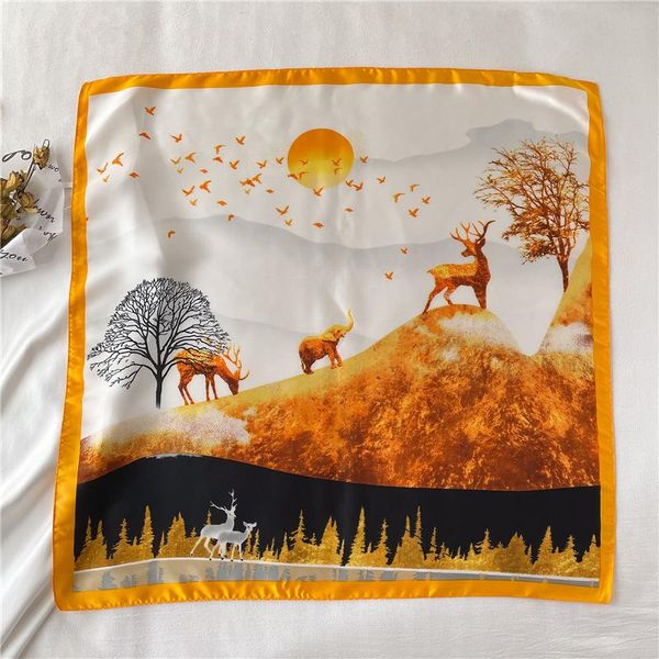 scarves satin silk scarf for women luxury neckerchief 70*70cm pattern animal female headscarves hijab handana shawl hair accessories, Blue;gray
scarves satin silk scarf for women luxury neckerchief 70*70cm pattern animal female headscarves hijab handana shawl hair accessories, Blue;gray