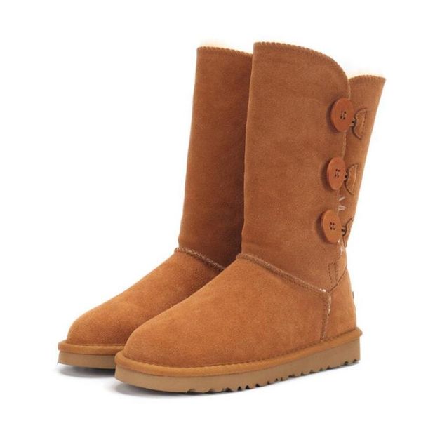 boots 2021 woman winter outdoor women's snow waterproof high cow suede button booties female one piece of fur, Black
boots 2021 woman winter outdoor women's snow waterproof high cow suede button booties female one piece of fur, Black