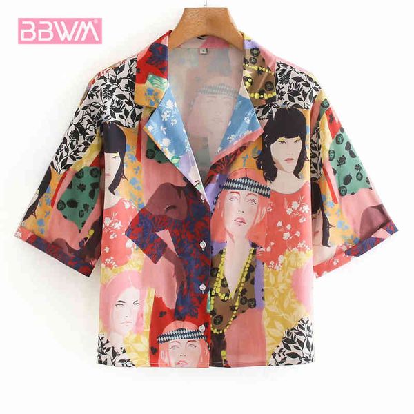 fun graffiti color printed retro fashion lapel chic female shirt harajuku korean style loose single-breasted women's 210507, White
fun graffiti color printed retro fashion lapel chic female shirt harajuku korean style loose single-breasted women's 210507, White