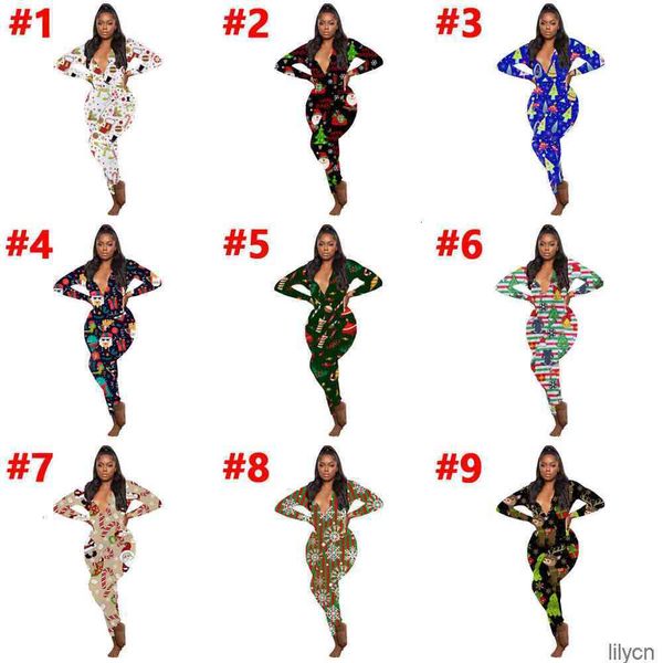 women jumpsuit slim halloween fashion home wear christmas printed v-neck long sleeve pants ladies tight rompers, Black;white
women jumpsuit slim halloween fashion home wear christmas printed v-neck long sleeve pants ladies tight rompers, Black;white