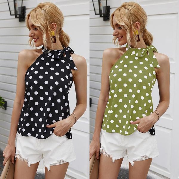 women's blouses & shirts women blouse polka dot print bow tie neck sleeveless fashion shirt summer casual office lady blusas mujer, White
women's blouses & shirts women blouse polka dot print bow tie neck sleeveless fashion shirt summer casual office lady blusas mujer, White