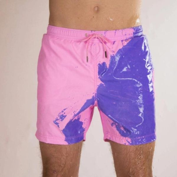 men's shorts board men temperature sensitive color changing drawstring swimming trunks beach, White;black
men's shorts board men temperature sensitive color changing drawstring swimming trunks beach, White;black