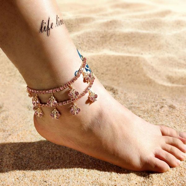 anklets boho crystal butterfly tennis chain anklet for women 2021 shiny pink rhinestone animal bracelet party jewelry gift, Red;blue
anklets boho crystal butterfly tennis chain anklet for women 2021 shiny pink rhinestone animal bracelet party jewelry gift, Red;blue