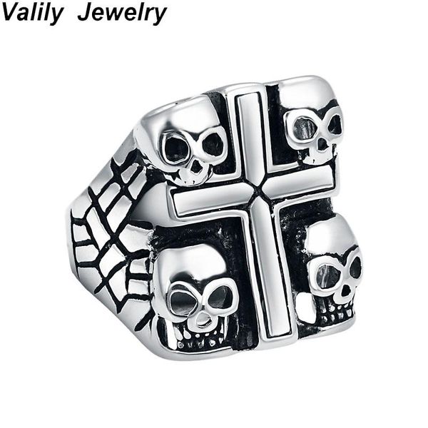 cluster rings valily men's punk skull ring old motorcycle biker stainless steel vintage skeleton for men jewelry, Golden;silver
cluster rings valily men's punk skull ring old motorcycle biker stainless steel vintage skeleton for men jewelry, Golden;silver