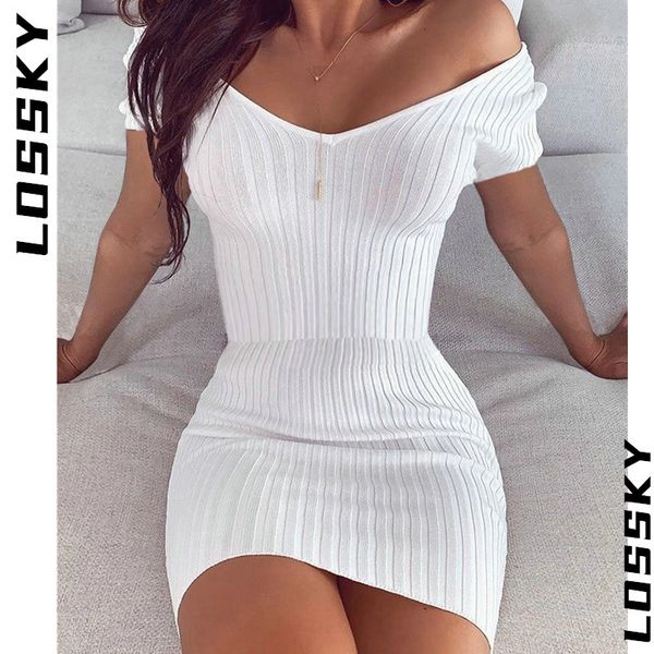 lossky off shoulder elegant ladies v neck slim knit women bodycon dress casual mini striped short sleeve party summer 210520, Black;gray
lossky off shoulder elegant ladies v neck slim knit women bodycon dress casual mini striped short sleeve party summer 210520, Black;gray