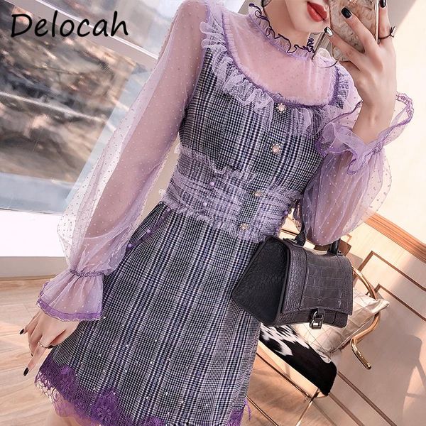 casual dresses delocah women autumn fashion designer a-line dress lace lantern sleeve ruffles high waist printed bodycon ladies short, Black;gray
casual dresses delocah women autumn fashion designer a-line dress lace lantern sleeve ruffles high waist printed bodycon ladies short, Black;gray
