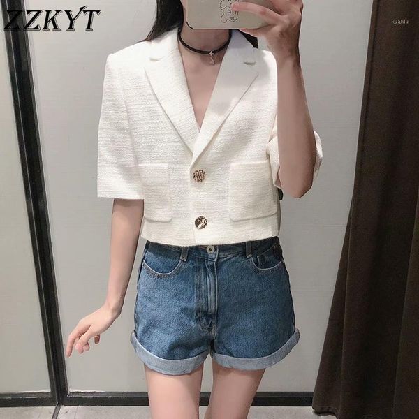 women summer vintage single breasted tweed short jacket coat fashion pockets outerwear casual chaqueta mujer women's jackets, Black;brown
women summer vintage single breasted tweed short jacket coat fashion pockets outerwear casual chaqueta mujer women's jackets, Black;brown