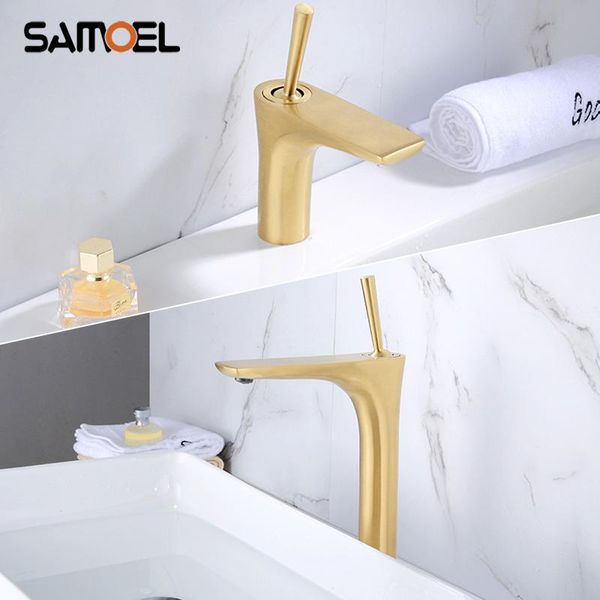 bathroom sink faucets nordic style golden brushed brass faucet mixers luxury deck mount basin water tap g1118
bathroom sink faucets nordic style golden brushed brass faucet mixers luxury deck mount basin water tap g1118