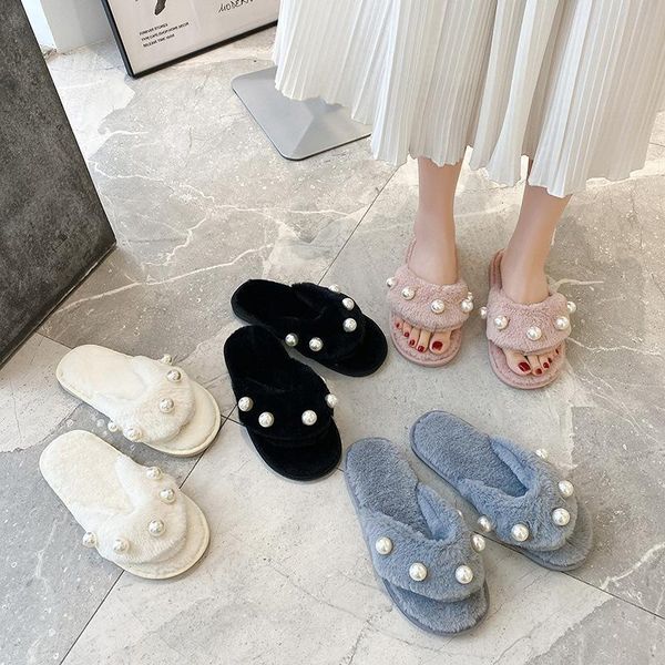 slippers low shoes string bead home women's slides fur flip flops flock pantofle winter footwear female tap massage plush 2021, Black
slippers low shoes string bead home women's slides fur flip flops flock pantofle winter footwear female tap massage plush 2021, Black