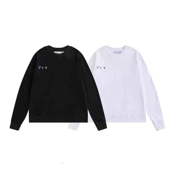off autumn winter white2021 new ow classic small label silicone three-dimensional effect round neck men's and women's sweater, Black
off autumn winter white2021 new ow classic small label silicone three-dimensional effect round neck men's and women's sweater, Black