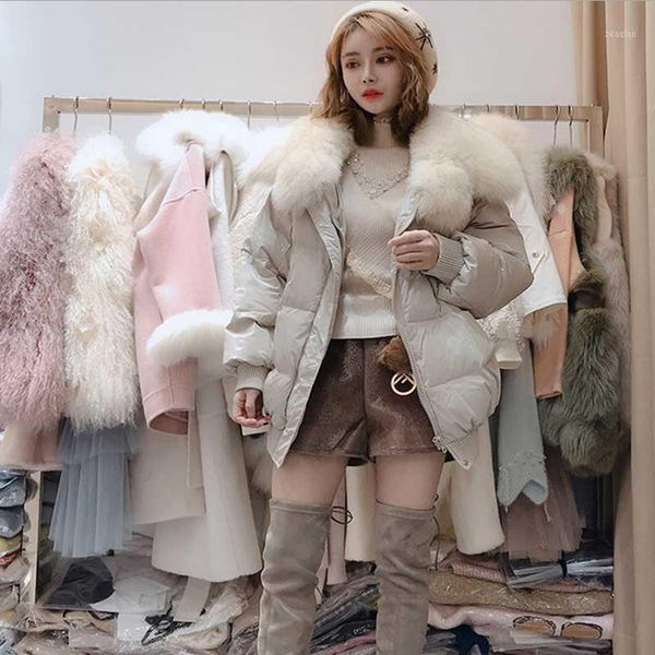women's down & parkas female 2021 winter light cotton big collar women thick nice-looking jacket blue loose fashion warm comfortable ov, Black
women's down & parkas female 2021 winter light cotton big collar women thick nice-looking jacket blue loose fashion warm comfortable ov, Black