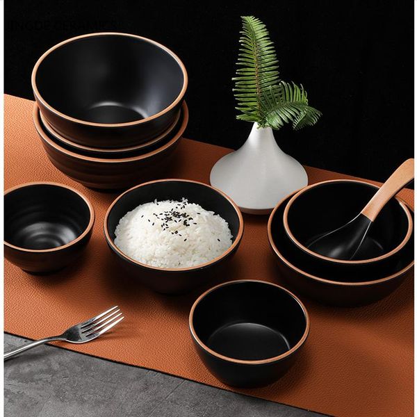 bowls 1pc japanese style black plastic pot shop small bowl household kitchen utensils rice nut snack storage
bowls 1pc japanese style black plastic pot shop small bowl household kitchen utensils rice nut snack storage