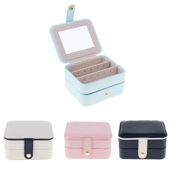 jewelry pouches, bags double layers 11x9x5.5cm earrings storage box portable, Pink;blue
jewelry pouches, bags double layers 11x9x5.5cm earrings storage box portable, Pink;blue