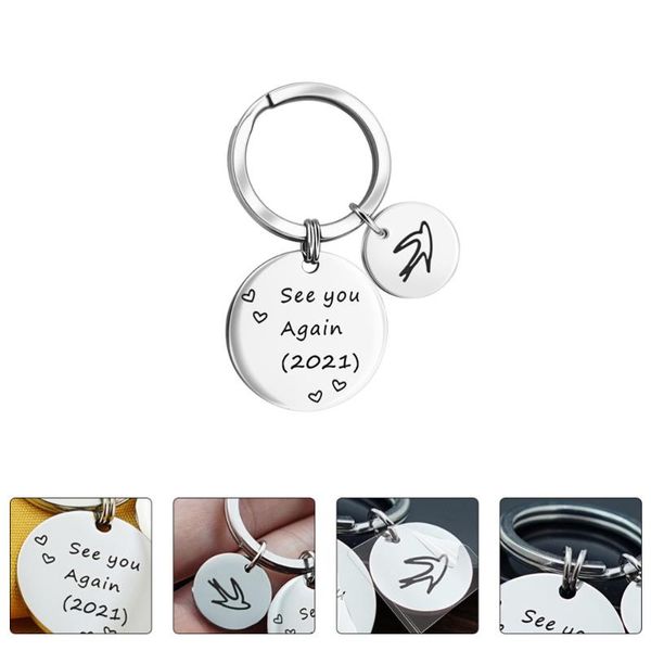 keychains 1pc creative keychain decorative key pendant stainless accessory gift, Silver
keychains 1pc creative keychain decorative key pendant stainless accessory gift, Silver