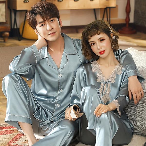 couple silk pajamas pyjamas set womens sleepwears long sleeve pijama satin home clothing men amp women sleep 2pc loungewear plus, Black;red
couple silk pajamas pyjamas set womens sleepwears long sleeve pijama satin home clothing men amp women sleep 2pc loungewear plus, Black;red
