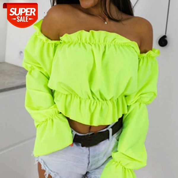 candy color off shoulder crop women summer dot print lantern sleeve shirts lady slash neck beach blouse #bu8t, White
candy color off shoulder crop women summer dot print lantern sleeve shirts lady slash neck beach blouse #bu8t, White