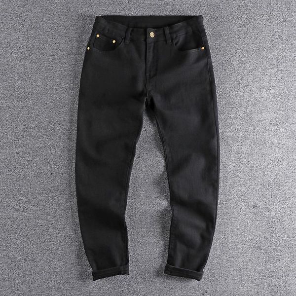 men's jeans 2021 pocket embroidery elastic men's black trend simple and versatile slim fit small foot youth casual pants 298, Blue
men's jeans 2021 pocket embroidery elastic men's black trend simple and versatile slim fit small foot youth casual pants 298, Blue