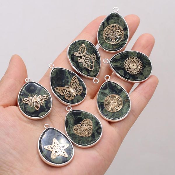 charms natural gemstone drop-shaped agate pendant loose beads diy retro necklace bracelet earrings jewelry accessories making, Bronze;silver
charms natural gemstone drop-shaped agate pendant loose beads diy retro necklace bracelet earrings jewelry accessories making, Bronze;silver
