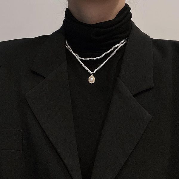 chokers carerjew vintage doublelayer pearl necklaces for women choker wild fashion clavicle party female necklace collar short jewelry, Golden;silver
chokers carerjew vintage doublelayer pearl necklaces for women choker wild fashion clavicle party female necklace collar short jewelry, Golden;silver