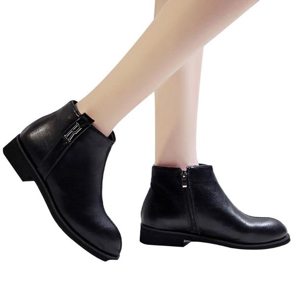 boots sagace autumn and winter large size heel leather ladies single shoes casual short ankle boot women zipper booties, Black
boots sagace autumn and winter large size heel leather ladies single shoes casual short ankle boot women zipper booties, Black