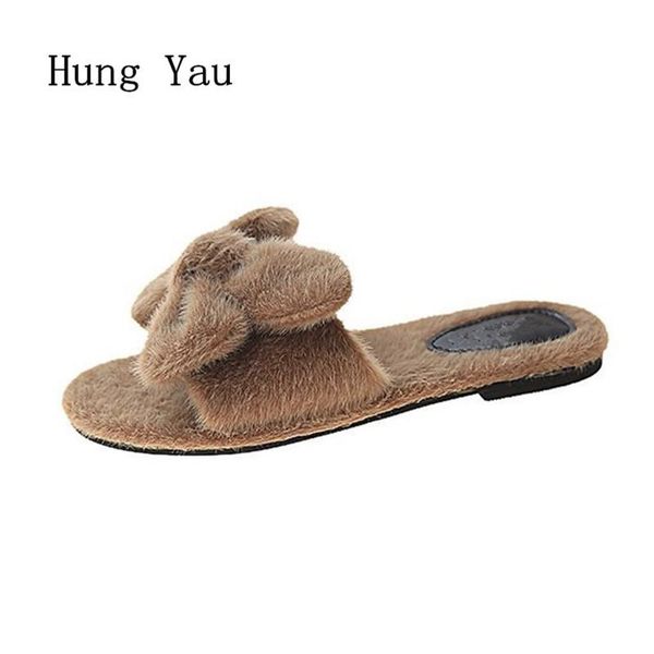 women flips flops winter warm fur shoes butterfly-knot slippers fashion platform female casual slides outdoor flat solid, Black
women flips flops winter warm fur shoes butterfly-knot slippers fashion platform female casual slides outdoor flat solid, Black