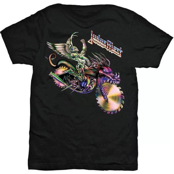 judas priest rob halford solo aiglon authorized men t-shirt, White;black