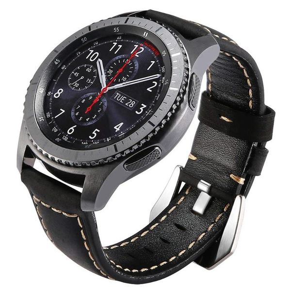 watch bands for gear s3 frontier classic/galaxy 46mm band 22mm 20mm leather wrist strap samsung galaxy active 2 40mm 44m, Black;brown
watch bands for gear s3 frontier classic/galaxy 46mm band 22mm 20mm leather wrist strap samsung galaxy active 2 40mm 44m, Black;brown