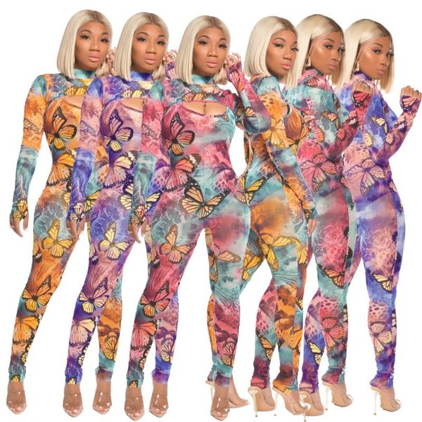 ueteey jumpsuit trendy butteries print (with coat) women's jumpsuits & rompers, Black;white
ueteey jumpsuit trendy butteries print (with coat) women's jumpsuits & rompers, Black;white
