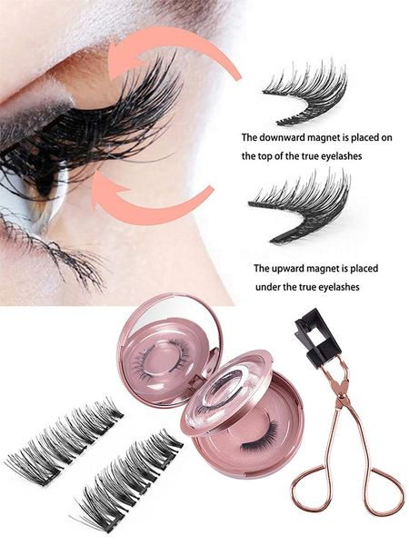 magnetic eyelashe with 3 artificial eyelashes reusable eyelashes, false eyelashes,quantum eyelash curler, easy to wear transport
magnetic eyelashe with 3 artificial eyelashes reusable eyelashes, false eyelashes,quantum eyelash curler, easy to wear transport