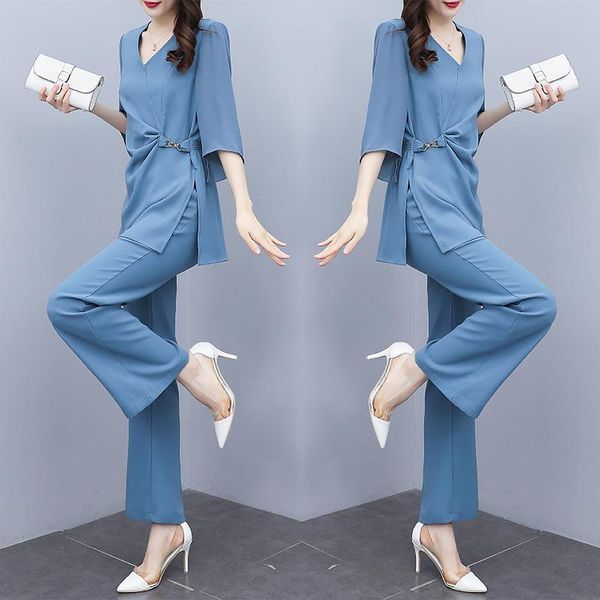 women's two piece pants korean style blazer and set for women ensemble femme 2 pieces luxurious womens suits with wide leg, White
women's two piece pants korean style blazer and set for women ensemble femme 2 pieces luxurious womens suits with wide leg, White