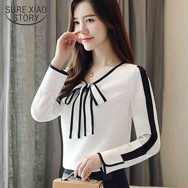 fashion chiffon blouse women long sleeves autumn sweet bow women and blouses office lady shirts causal clothes 1026 40 210528, White
fashion chiffon blouse women long sleeves autumn sweet bow women and blouses office lady shirts causal clothes 1026 40 210528, White