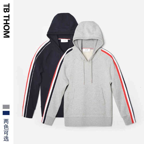hoodies wide webbing on both sides tb thom men's and women's hooded sweater spring coat brand, Black
hoodies wide webbing on both sides tb thom men's and women's hooded sweater spring coat brand, Black