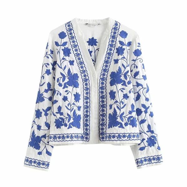 women's jackets women flower embroidery fashion short coat female long sleeve outerwear casual lady loose c1153, Black;brown
women's jackets women flower embroidery fashion short coat female long sleeve outerwear casual lady loose c1153, Black;brown