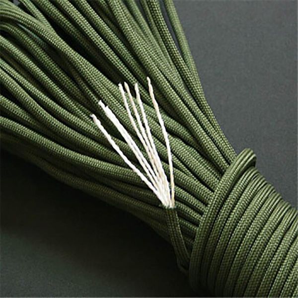 100ft 31 meters 7 cord strand paracord 550 parachute lanyard rope mil spec pulsera camping survival kit equipment outdoor gadgets
100ft 31 meters 7 cord strand paracord 550 parachute lanyard rope mil spec pulsera camping survival kit equipment outdoor gadgets