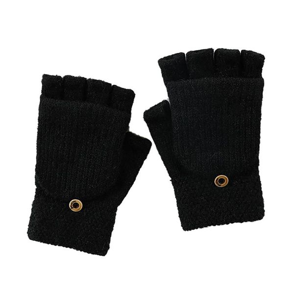 cycling gloves 1 pair winter mitten outdoor hiking half-finger anti-slip anti-sweat knitted women men warm, Black
cycling gloves 1 pair winter mitten outdoor hiking half-finger anti-slip anti-sweat knitted women men warm, Black