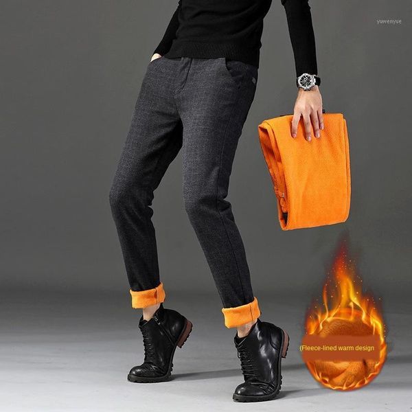 autumn and winter men's super thick wool casual pants fashion elasticity business black trousers male brand clothes
autumn and winter men's super thick wool casual pants fashion elasticity business black trousers male brand clothes