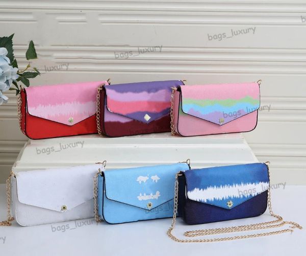 handbag classic chains bags printing flowers shoulder bag pu leather crossbody envelope chain purse card 3-piece wallet
handbag classic chains bags printing flowers shoulder bag pu leather crossbody envelope chain purse card 3-piece wallet