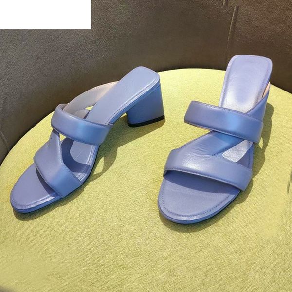 sandals 2021 soft real leather women slides chunky high heels runway slippers simple cut outs summer leisure lazyman mules t0aj, Black
sandals 2021 soft real leather women slides chunky high heels runway slippers simple cut outs summer leisure lazyman mules t0aj, Black