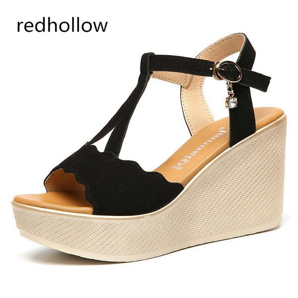 women shoes platform sandals summer fashion wedges high heels 8cm sandalias mujer plus size 35-43, Black
women shoes platform sandals summer fashion wedges high heels 8cm sandalias mujer plus size 35-43, Black