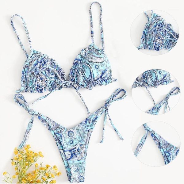 women's swimwear 2021 fashion summer bikini two-piece set printing stitching split swimsuit beachwear swimming wear, White;black
women's swimwear 2021 fashion summer bikini two-piece set printing stitching split swimsuit beachwear swimming wear, White;black