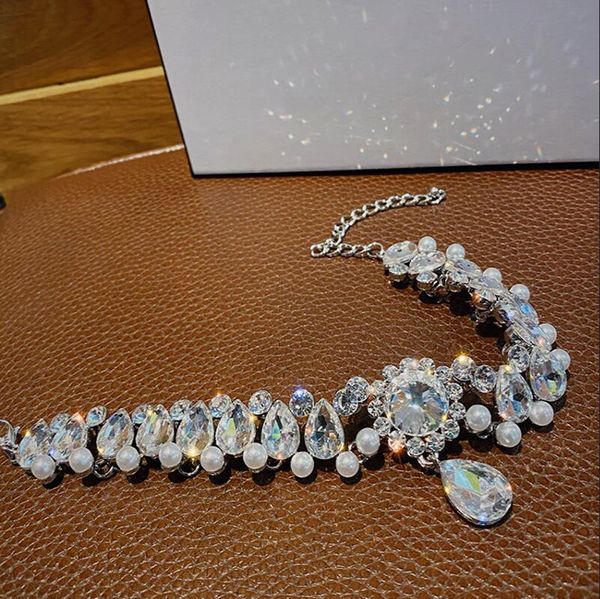 luxury new crystal necklace necklace shiny rhinestone wide necklace women's accessories gifts for lovers, Black
luxury new crystal necklace necklace shiny rhinestone wide necklace women's accessories gifts for lovers, Black