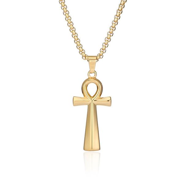 pendant necklaces european and american explosions tide brand stainless steel ancient egyptian cross retro fashion sweater chain., Silver
pendant necklaces european and american explosions tide brand stainless steel ancient egyptian cross retro fashion sweater chain., Silver