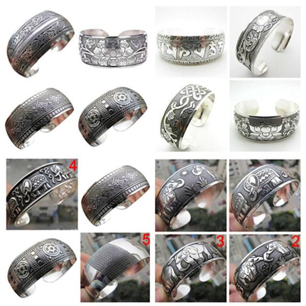 bangle fashion vintage style tibetan jewelry antique bohemian carving cuff bracelets bangles for women, Black
bangle fashion vintage style tibetan jewelry antique bohemian carving cuff bracelets bangles for women, Black