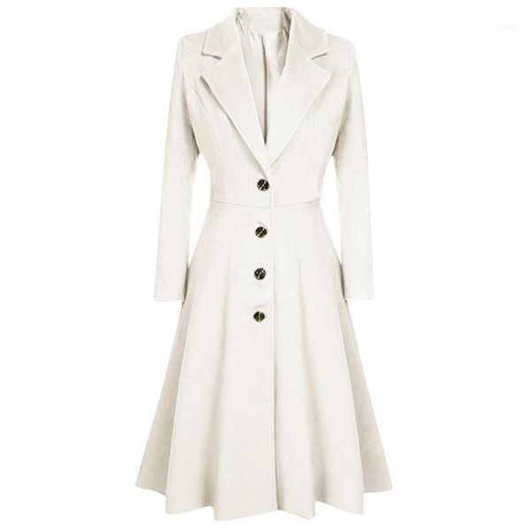 female blends coat fashion womens winter lapel button long trench jacket ladies parka overcoat outwear #451, Black
female blends coat fashion womens winter lapel button long trench jacket ladies parka overcoat outwear #451, Black