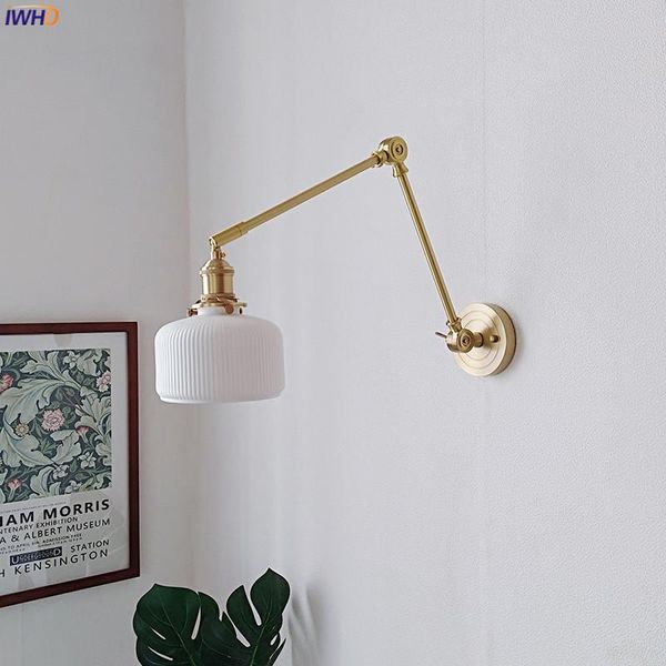 wall lamps iwhd copper nordic long arm light fixtures bedroom living bathroom mirror ceramic lampshade adjustable modern led lamp
wall lamps iwhd copper nordic long arm light fixtures bedroom living bathroom mirror ceramic lampshade adjustable modern led lamp